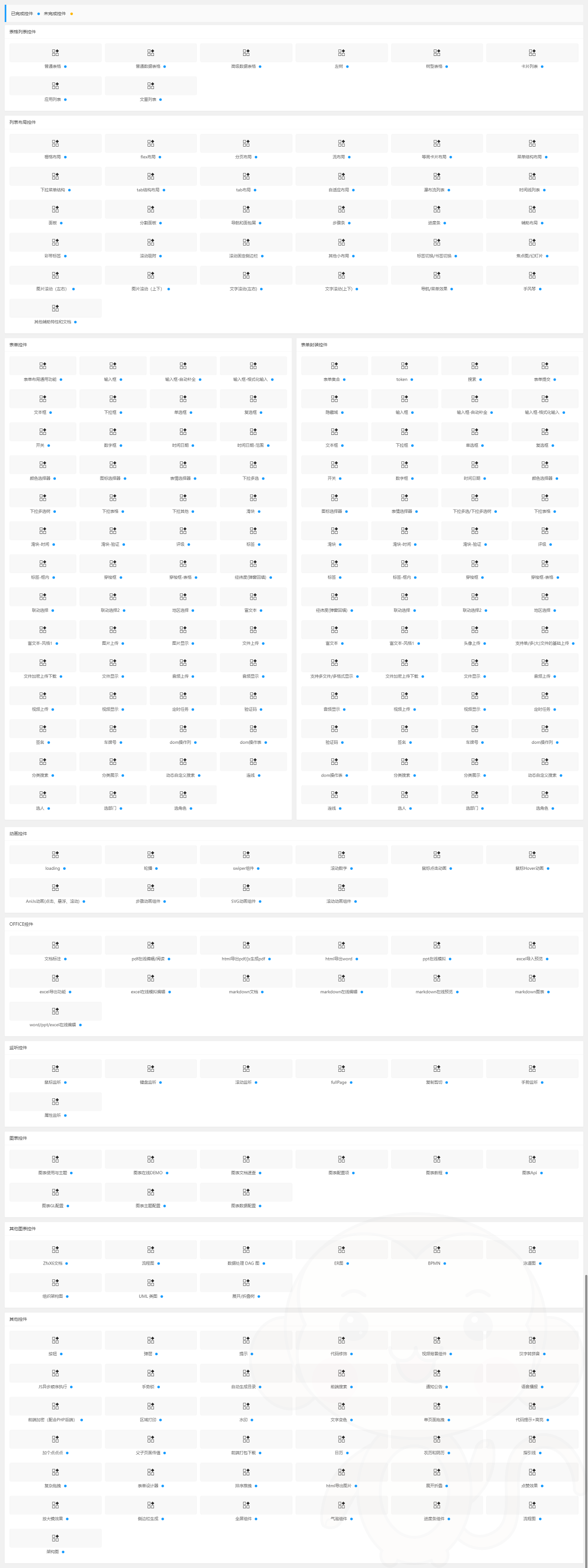 丰富的前端组件(图2)